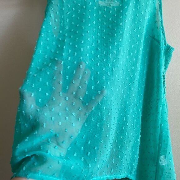 Umgee Green Sheer Tank - Picture 8 of 11